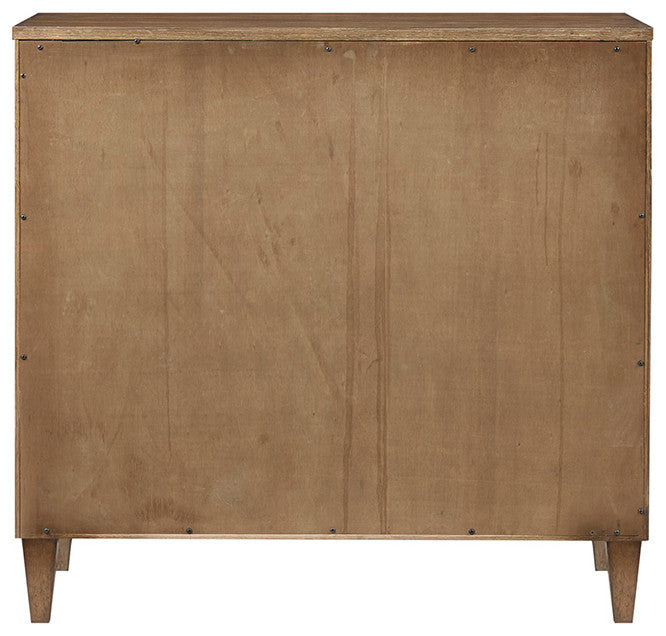 Madison Park Cali Cane 3-Drawer Accent Storage Chest, Natural