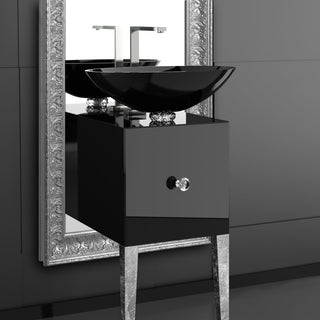 De Medici Collier Luxury Vessel Sink, Black