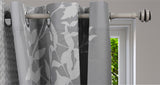 Extendable Curtain Rod Set 49 to 82 L -Diam