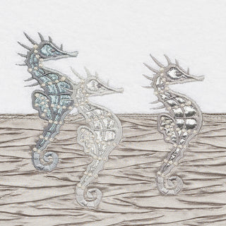 100% Turkish Cotton Sofia Embellished Bath Towel, White / Gray