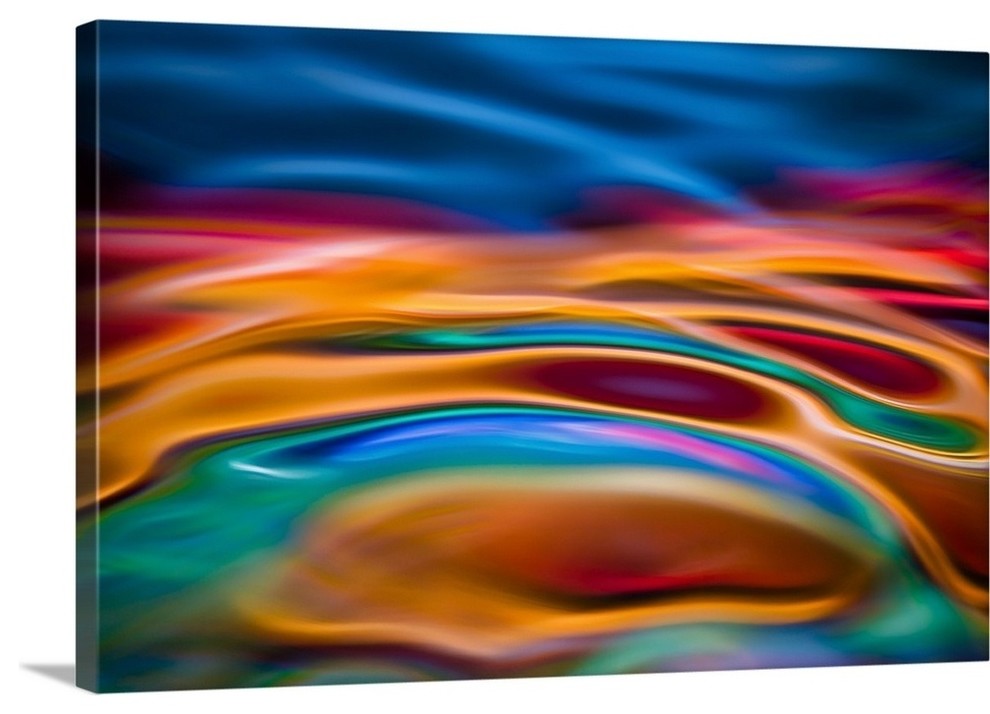 "Prismatic" Wrapped Canvas Art Print, 36"x24"x1.5"