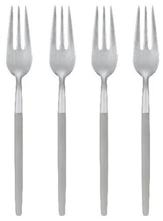 Maxime Set of 4 Cake Forks, Mourning Dove