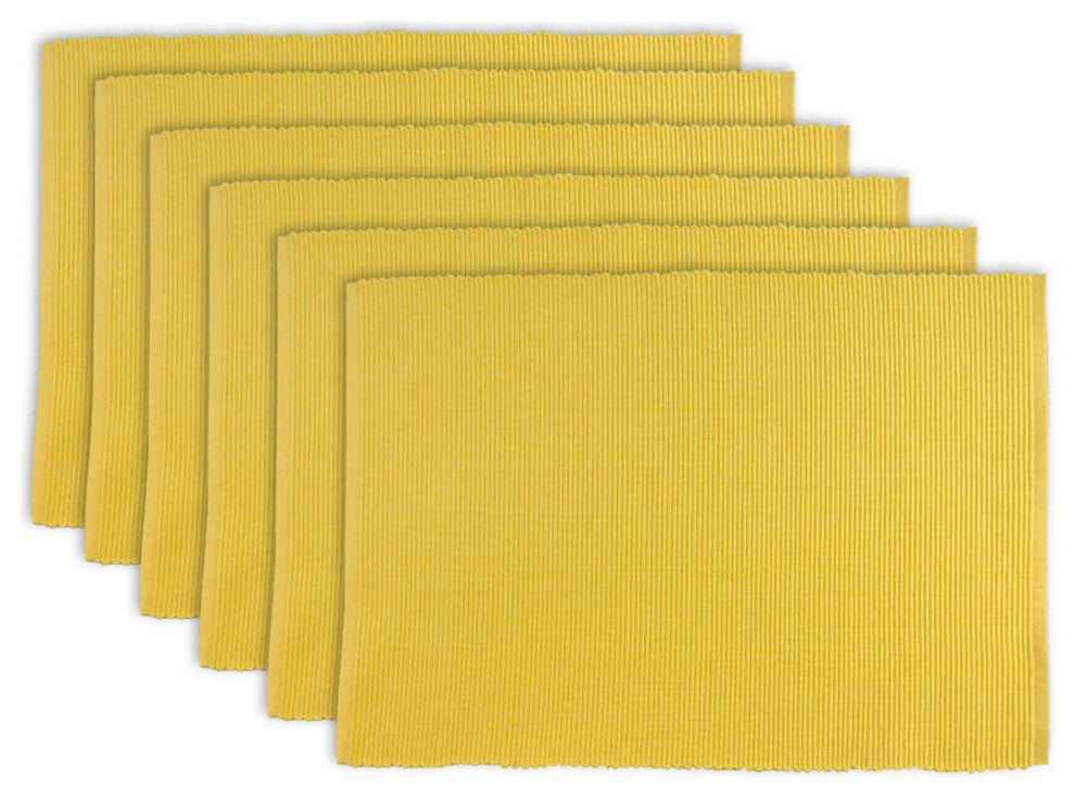 DII Yellow Placemat, Set of 6