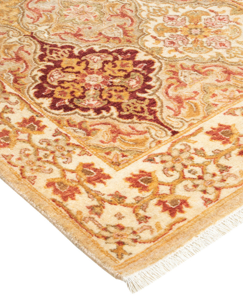Mogul, One-of-a-Kind Hand-Knotted Area Rug Ivory, 2'5"x13'6"