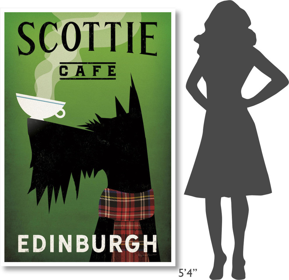 "Scottie Cafe" Digital Paper Print by Ryan Fowler, 42"x62"