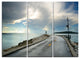 "Vintage Pathway into the Ocean" Wall Art, 3 Panels, 36"x28"