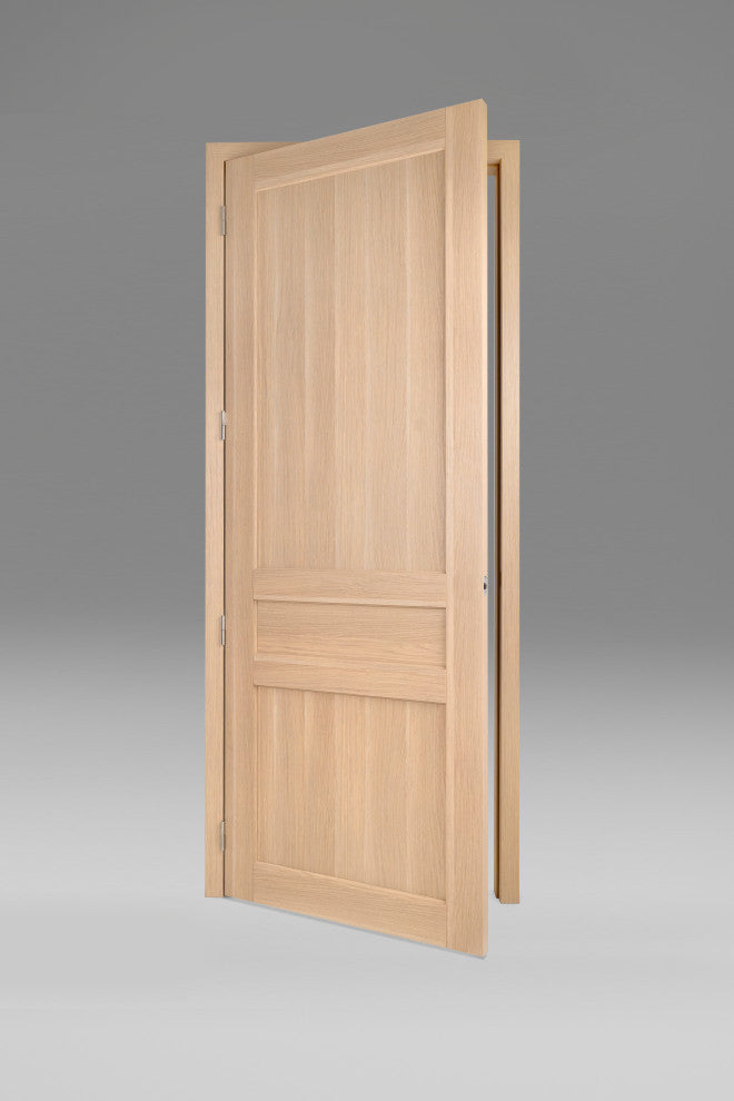 Urban Classico Right White Oak Pre-Hung Italian Interior Door, 32 X 96