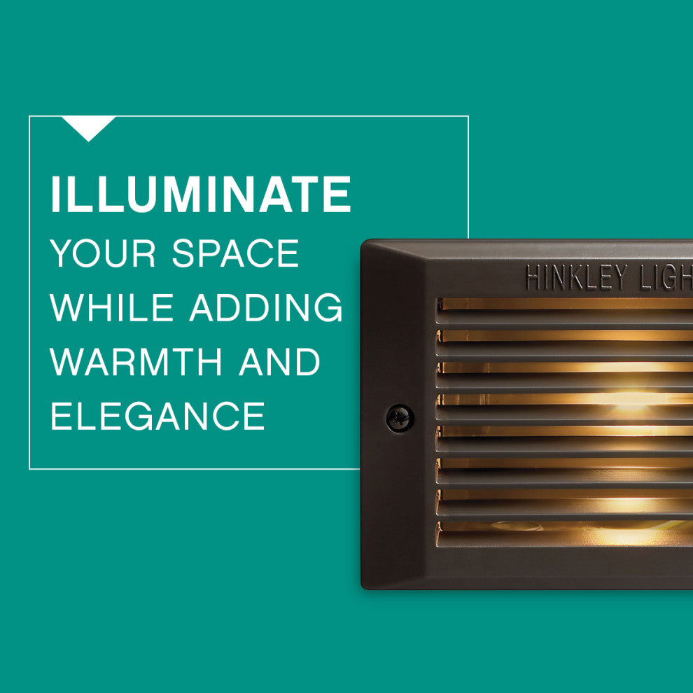 Hinkley Line Voltage Deck Led Led Step Light 120V, Bronze