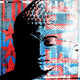 Marmont Hill, "Buddha Graffiti" by Rick Martin Painting on Wrapped Canvas, 32x32