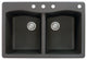 Transolid Aversa, Black, 22"x33"x9.5"