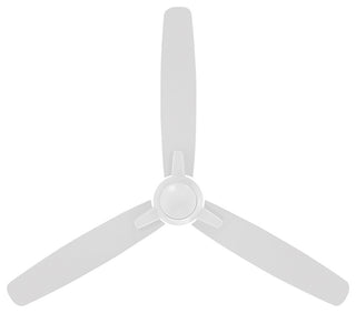 Blitzen Indoor/Outdoor 3-Blade Smart Ceiling Fan, Matte White, Without Light