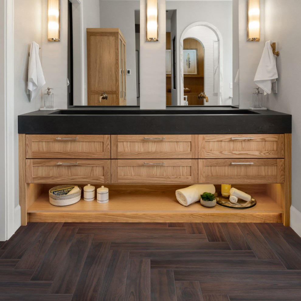 Mt Royale Walnut Porcelain Floor and Wall Tile Sample