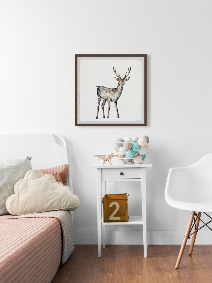 "Long Legs" Framed Painting Print, 18x18