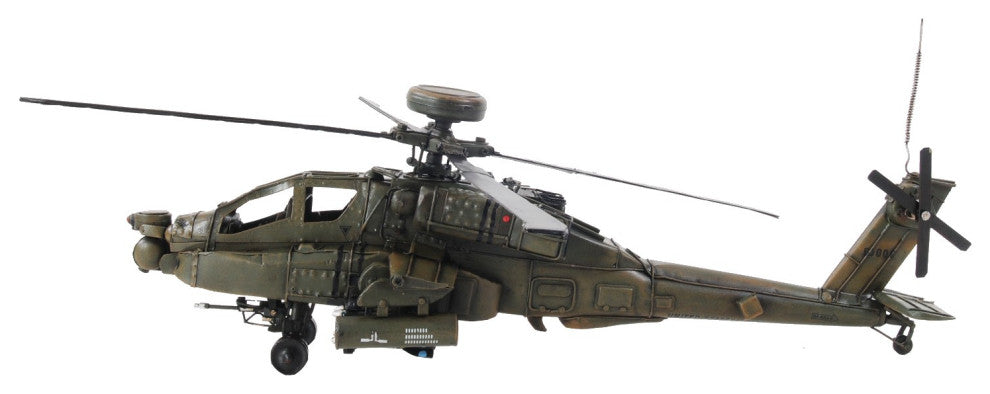 Ah-64 Apache Helicopter Sculpture