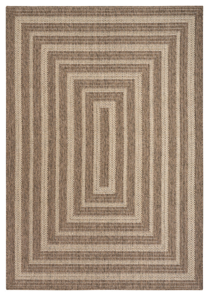 Nourison Tulum 6' x 9' Brown Outdoor Rug