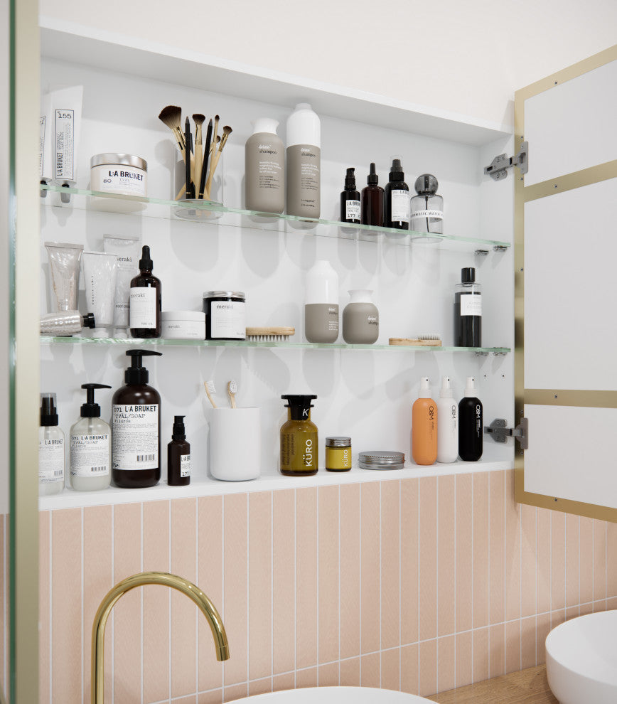 Medicine Cabinets, Satin Brass