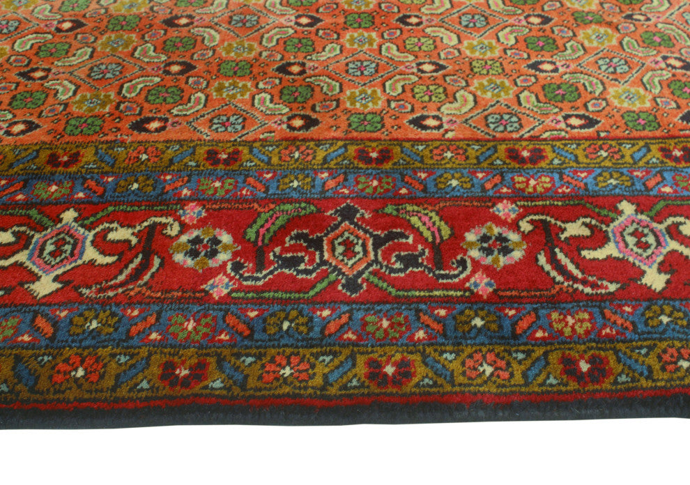 Fine Vintage Distressed Murray Rust/Red Rug, 6'3x9'5
