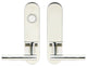 Copenhagen Lever, Tubular Dummy Entry, Dummy Cylinder, Polished Stainless Steel