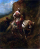 Adolf Schreyer The Warrior, Gallery Wrapped Canvas Print, 20"x25"