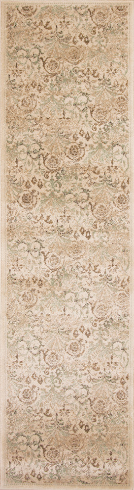 Heritage 9355 Sage Accents Rug, 2'2"x7'11" Runner