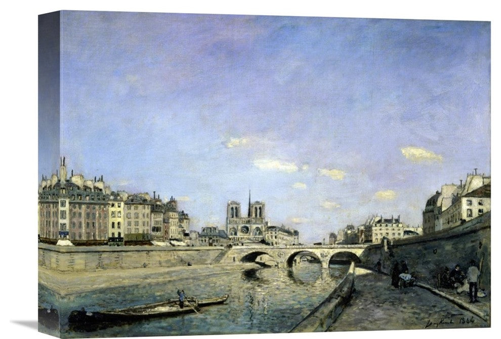"The Seine and Notre-Dame in Paris" Artwork, 16"x11"