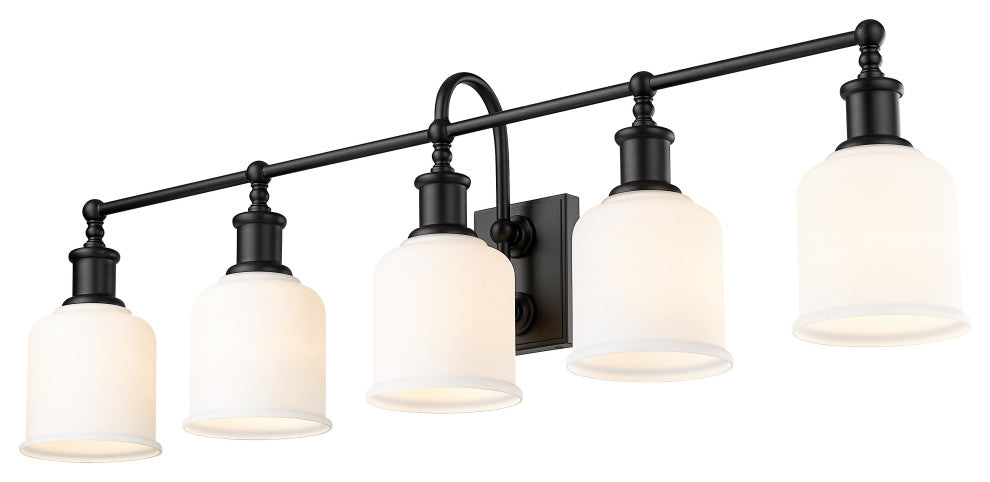 Zlite 733-5V-MB 5-Light Vanity, Matte Opal