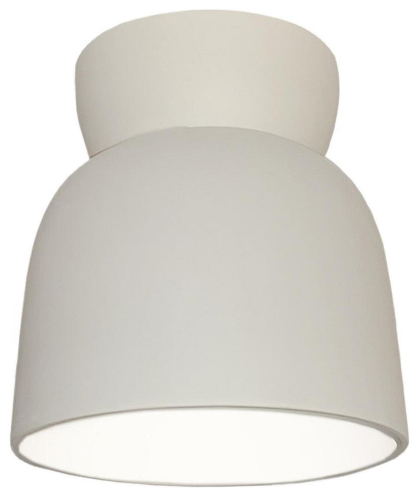 Hourglass Outdoor Flush-Mount, Bisque, Led