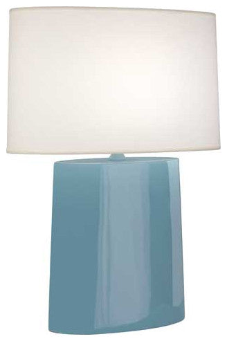 Victor Table Lamp, Steel Blue