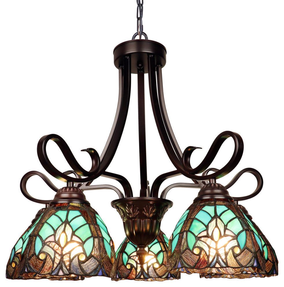 Liaison Victorian-Style 5-Light Large Chandelier 25" Wide