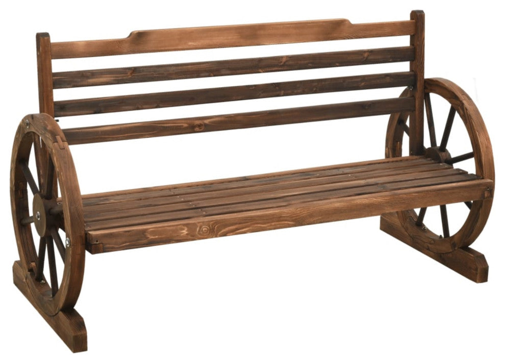 Vidaxl Garden Bench 44.1" Solid Firwood