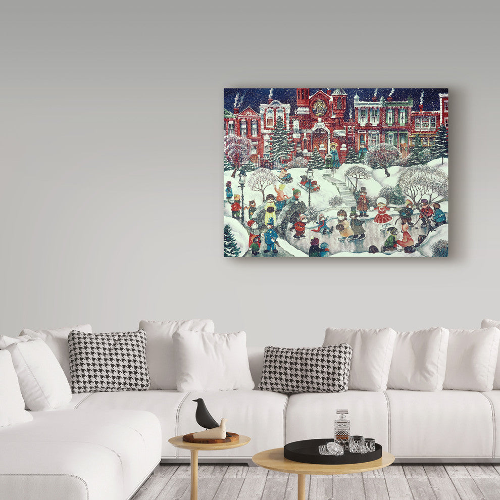 "Snow Cats" by Bill Bell, Canvas Art
