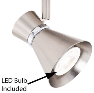 Vaxcel Lighting C0218 Alto 1 Light 5"W LED Accent Light Ceiling - Brushed