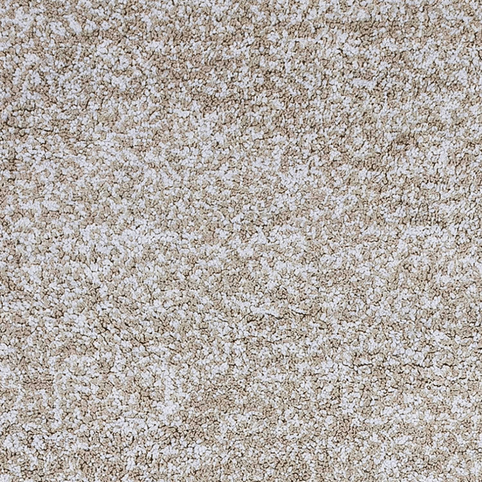 5' X 7' Ivory Heather Plain Indoor Area Rug