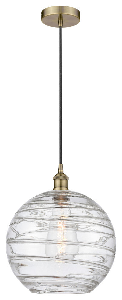Innovations 616-1P-AB-G1213-12-LED 1-Light Mini Pendant, Antique Brass