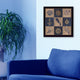 "Coastal Collage II" By Debbie DeWitt, Printed Wall Art, Black Frame