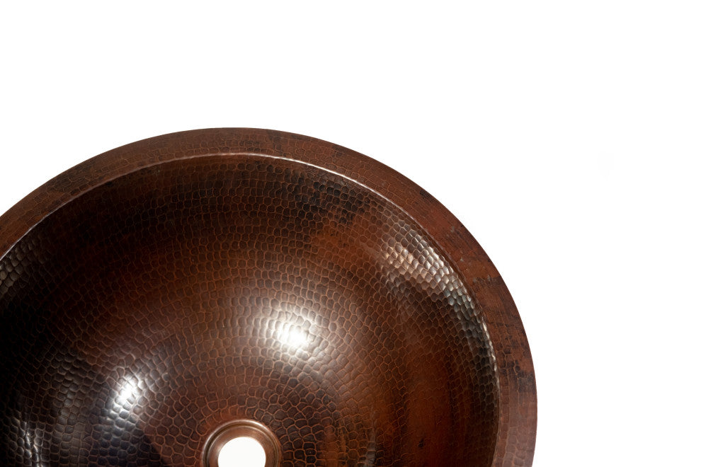 10" Round Copper Sink "Casquito"