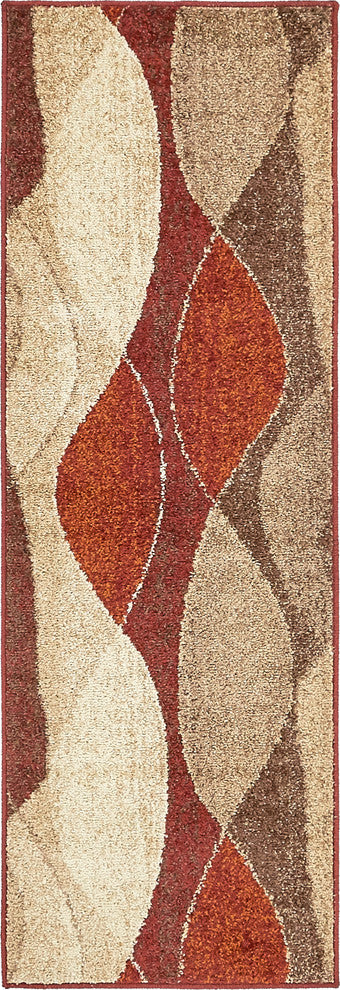 Unique Loom Multicolored Autumn Plantation 2' 0 x 6' 0 Runner Rug