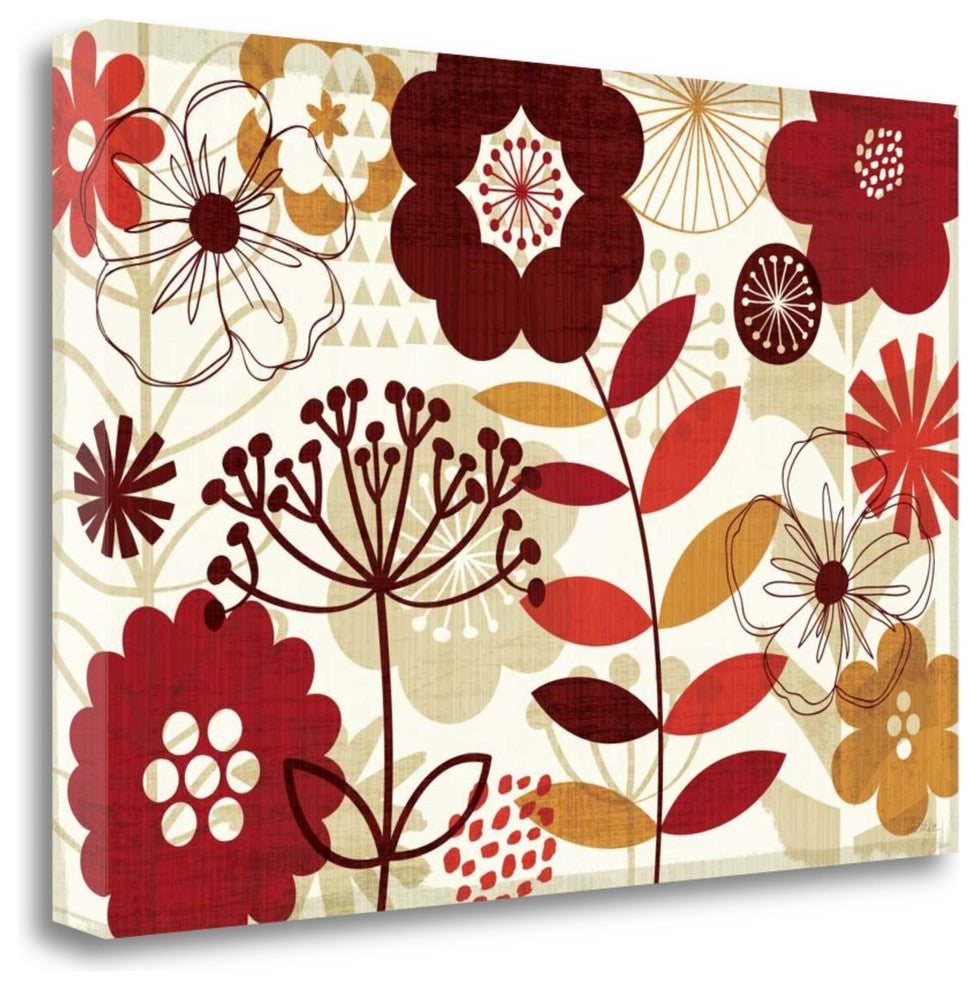 "Floral Pop I" By Michael Mullan, Giclee Print on Gallery Wrap Canvas