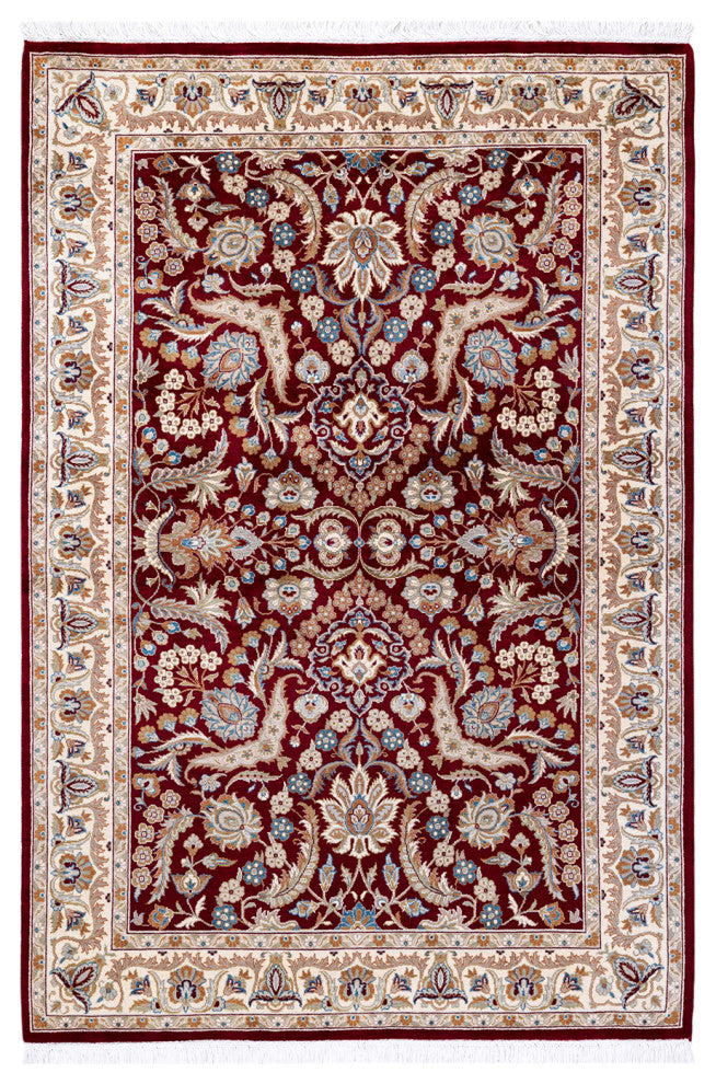 MOGUL, Hand Knotted Area Rug 6' 1" X 4' 1"