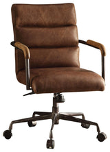 Antonio Leather Executive Office Chair, Vintage Brown