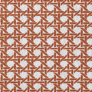 Rattan Geometric Rug, Nutmeg, 5'x7'