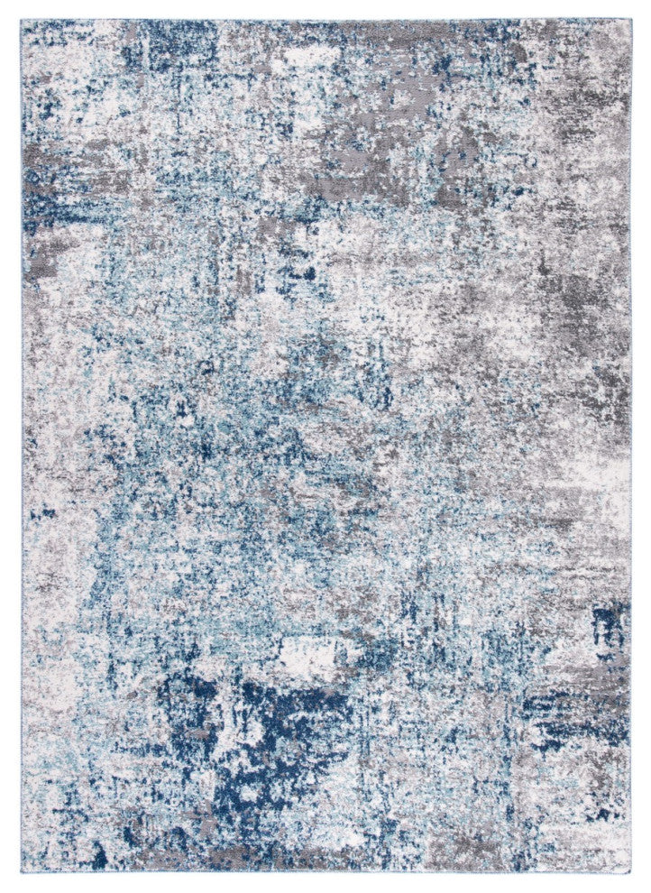 Safavieh Aston Area Rug, ASN705, Light Blue and Gray, 10'x14'