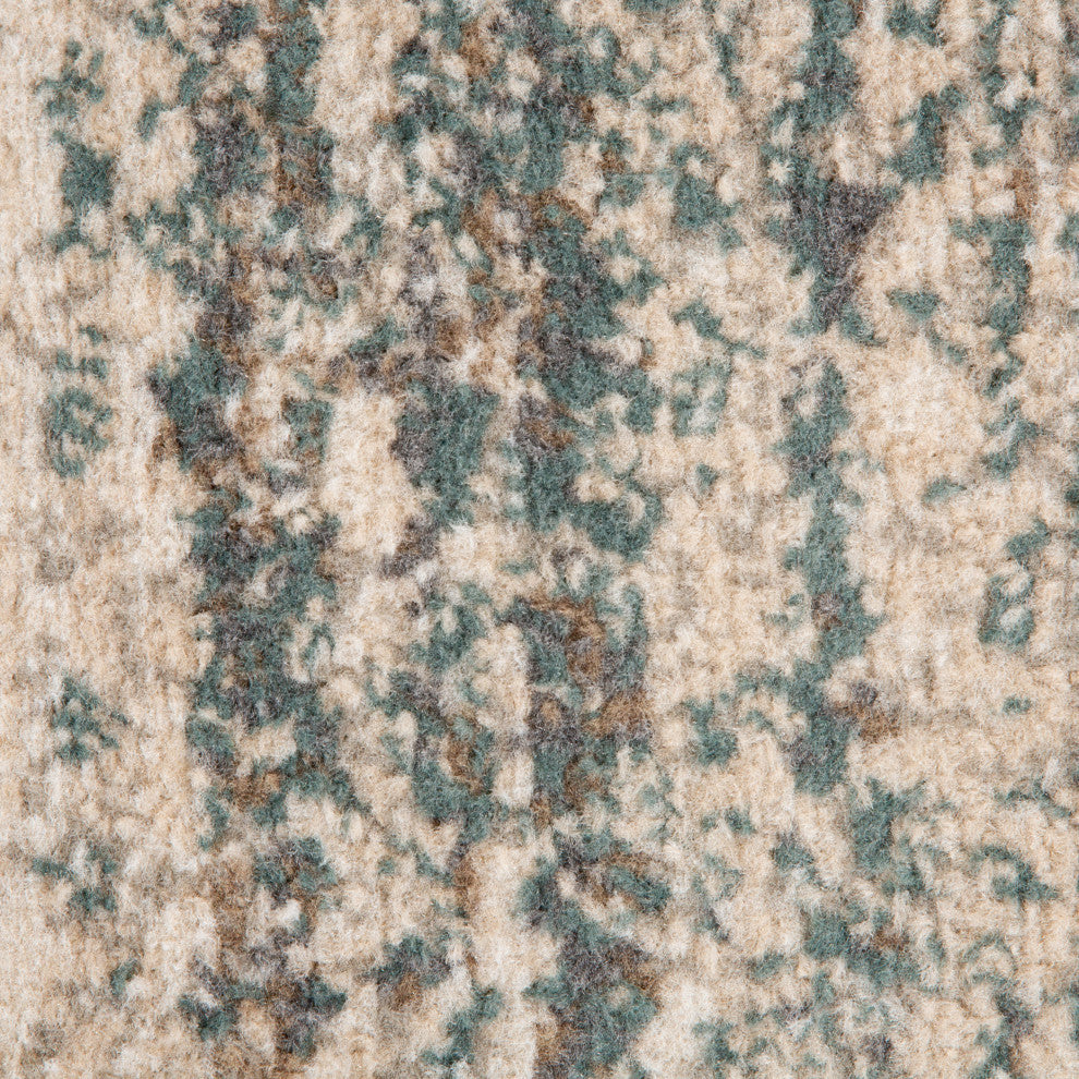 Alpine Grace Area Rug, Ivory, 6'7" x 9', Striped