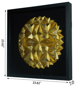 Golden Ridges Shadow Box Wall DÃ©cor