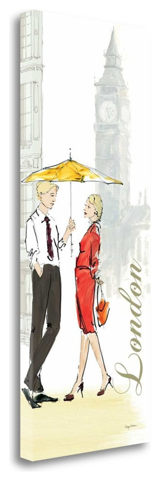 "London Lovers" By Avery Tillmon, Giclee Print on Gallery Wrap Canvas