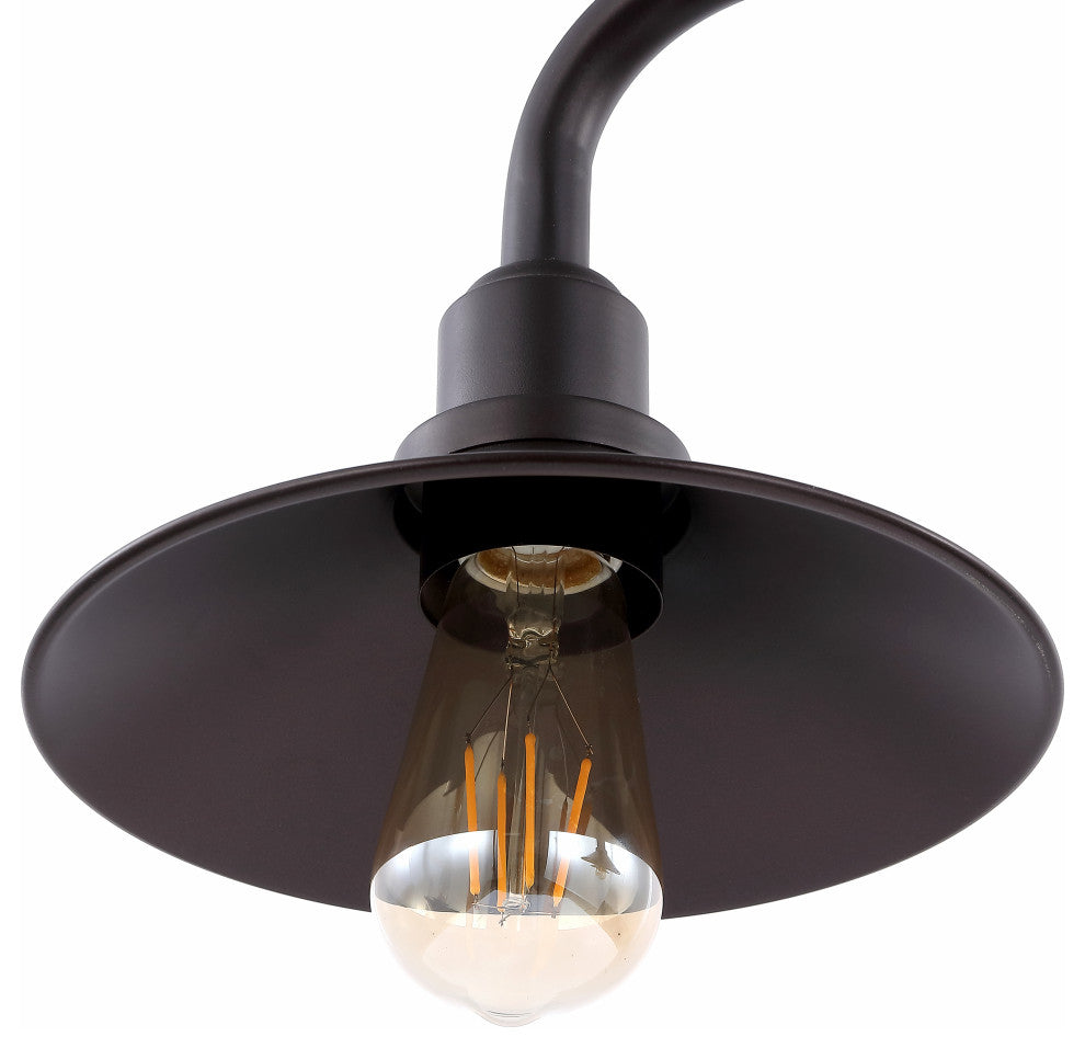 Cade 3-Light Metal LED Pendant, Oil Rubbed Bronze, Width: 34.25"