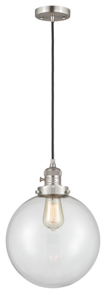 INNOVATIONS 201CSW-SN-G202-10-LED 1-Light Mini Pendant Brushed Satin Nickel