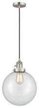 INNOVATIONS 201CSW-SN-G202-10-LED 1-Light Mini Pendant Brushed Satin Nickel