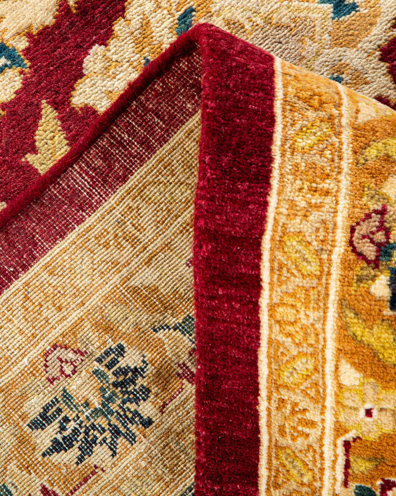 Mogul, One-of-a-Kind Hand-Knotted Area Rug Red, 8' 2" x 10' 4"