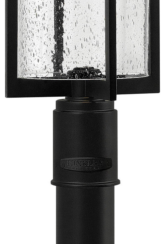 Hinkley Shelter Large Post Top Or Pier Mount Lantern, Black